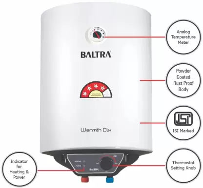 Baltra 25 L Storage Water Geyser (Warmth Dlx, White) Baltra 25 L Storage Water Geyser (Warmth Dlx, White)